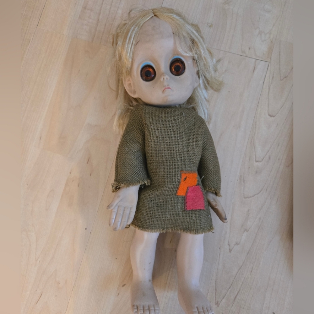 RARE 1965 vintage Hasbro Little Miss No Name Doll with Box - Picture 2 of 13